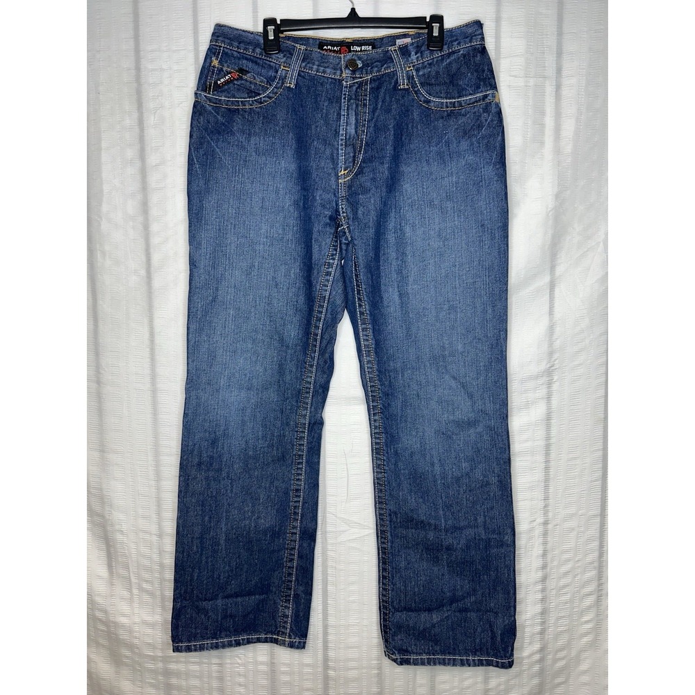 Ariat FR M4 Low Rise Boot Cut Mens Jeans 34x32 Flame Resistant NFPA 2112 Denim